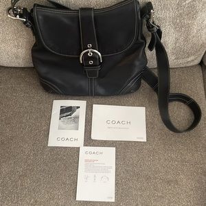 Black Coach Crossbody - New with Coach Paperwork